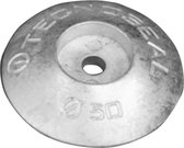 Tecnoseal aluminium roerblad anode Ø50mm