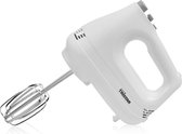 Tristar Handmixer MX-4202 - Mixer met rvs deeghaken en rvs gardes -  6 snelheidsinstellingen en turbofunctie - 200 Watt - Wit