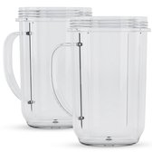 KitchenBrothers Smoothieblender Cups - 550 ml - 2 stuks - Geschikt voor KB678