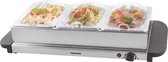 Tomado TBW3200S - Buffetwarmer - 3 buffet reservoirs - 3 x 1,5 l - Warmhoudplaat