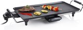 Bakplaat Tristar BP-2965 – Gourmet bakplaat voor op tafel - Grillplaat elektrisch 46 cm - Voor 4 tot 6 personen - Met regelbare thermostaat - Antiaanbaklaag - Zwart