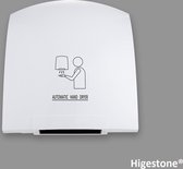 Handdroger | 1800 Watt | Droogtijd 10 - 12 Sec. | Luxe | Snel Je Handen Drogen | Papier Dispenser | Horeca | Higestone | Wit