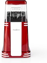 Nedis Popcornmachine - 1200 W - 2 - 4 min - Rood / Wit