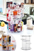 Make Up Organizer - 360 Graden Roterend - Beauty Voor Cosmetica - Opbergdoos Cosmetica - Make Up Organizer Transparant - Parfum Organizer