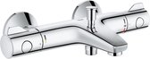 GROHE Grohtherm 800 Thermostatische Badkraan - EcoJoy - Hartafstand 15 cm - Chroom