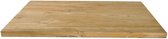 Teak Wastafelblad | 120x50x3 | Onbehandeld