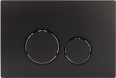 Bedieningsplaat StarBlueDisc Doppio 35 TBV Geberit UP100 UP320 UP300 UP700 UP720 Mat Zwart