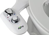 Deluy Platinum Series - Bidet met warm water - QuickRelease functie - Dubbele sproeikop en zelfreiningsfunctie - Hygiënisch alternatief voor toiletpapier