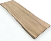 Massief eiken plank boomstam 160 x 45 cm