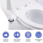 Bidet Handdouche Toilet Sproeier Shattaf Sprayer WC Papier Besparend - Enkel Spray Koud Water - Badkamer Accessoires - Freshole®