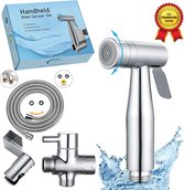 El suvon® Bidet Handdouche - Shattaf - Bidet Sprayer - Bidet Sproeier - Bidet WC - Bidetkraan - Compleet Bidet Douche Set