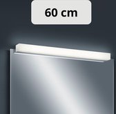 Proventa LED Spiegellamp badkamer 60 cm met zwaai sensor - Dimbaar van warm naar koud wit - Chroom