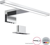 B.K.Licht - LED Spiegellamp - chroom  - badkamerlamp - spiegelverlichting - l:30cm - IP44 - 4.000K - 500 Lumen - 5W LED