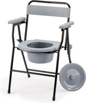 Inklapbare toiletstoel / Opvouwbare postoel. Compact en lichtgewicht WC stoel inklapbaar / opvouwbaar