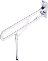 Aidapt handgreep toiletbeugel - 74cm lang, automatische steunpoot