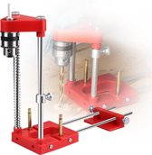 Boorstandaard - Boormachine houder - Boorstandaard met boorkop - 1,5-10mm - Rood