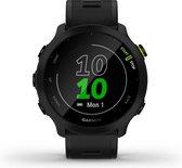 Garmin Forerunner 55 Hardloophorloge - Sporthorloge met GPS Tracker - Geschikt voor Hardlopen - Train met Garmin Coach -  Zwart