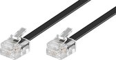 Goobay Telefoonkabel RJ11 - RJ11 / zwart - 5 meter