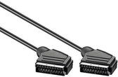 Scart kabel - 2 meter - Zwart - Allteq