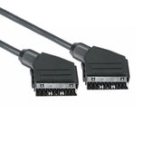 Scart Kabel - 1 meter - Zwart