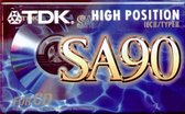 TDK SA90 Cassettebandje