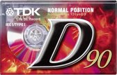 TDK D-90 - AUDIO TAPE (CASSETTE BANDJE) - 90 MIN (2 X 45) - VINTAGE TAPE UIT 1997