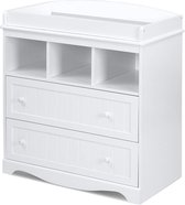 Trend24 - Commode - Verzoringstafel - Commode kasten -  Aankleedtafel - Babykamer - Wit