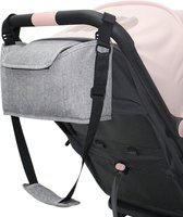 Wandelwagen Tas | Luiertas | Organizer | 30 x 17 CM | Bevestig Aan Kinderwagen | Mama | Baby |