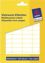 Huismerk Avery 3319 Handmatige Etiket 29x18mm Wit