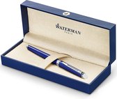 Waterman Hémisphère rollerballpen | helderblauwe lak | fijne punt | zwarte inkt | geschenkverpakking