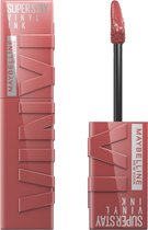 Maybelline New York - SuperStay Vinyl Ink Lipstick - 35 Cheeky - Nude - Langhoudende Lippenstift - 4.2 ml