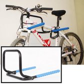 Decopatent® Muur Ophangsysteem voor 2 Fietsen & Inklapbaar - Ophang systeem fiets - Ophangen aan muur - Houder muur - Wandmontage