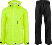 AGU Passat Regenpak Essential - Fluo Geel - XL - Dames & Heren - Waterdicht