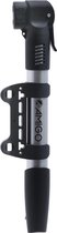AMIGO M1 fietspomp mini - Minipomp voor Hollands ventiel/ Frans ventiel/ Autoventiel - Grijs