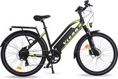 Urbanbiker Viena - Elektrische Trekking Fiets - Afneembare Lithium Accu 840Wh (48V en 17,5 Ah) Samsung Cellen -  250W Motor - Geel - 28 inch - 7 Versnellingen - Hydraulische Remmen - Unisex