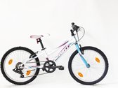 Sprint Calypso - Meisjesfiets 20 inch - Mountainbike - 6 Versnellingen Shimano - Wit - Framemaat:26 cm - BK21SI0641 R3