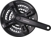 Shimano Crankstel Tourney Fc-ty501 Cg 175 Mm 24-34-42t Zwart