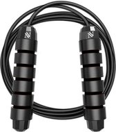 Nuvance - Professioneel Sport Springtouw - Verstelbaar - Speedrope - Jump Rope - voor Volwassenen en Kinderen - Zwart