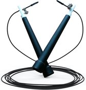 Springtouw Speedrope voor Volwassenen - Sport en Fitness Speed Rope - Touwtje Springen - Zwart