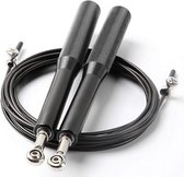 Professioneel Crossfit & Fitness Springtouw – Jump Rope – Speedrope – Verstelbaar – Zwart