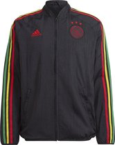 adidas Ajax Bob Marley Icon Woven Trainingsjack 2021-2022 Zwart - Maat L