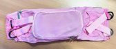 Organizer kinderwagen - Bekerhouder - Flessenhouder - Luiertas kinderwagen - Universeel - Buggy organizer - Fleshouder - Licht Roze