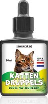 Natuurlijke vlooiendruppels Voor katten - vanaf 4 kg - 100% natuurlijk - Vlooien - Zonder giftige pesticiden - 30  ml - Speciale formule voor katten - Vachtdruppels - Made in Holland