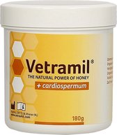 Vetramil Huid & Vacht supplement Honingzalf Pot met Cardiospermum - 180 gr
