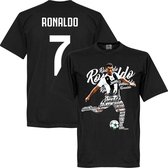 Ronaldo 7 Script T-Shirt - Zwart - M