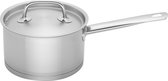 Sola Steelpan Profiline Deluxe - Ø 16 cm - Zilver - RVS - Sandwichbodem