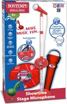 Bontempi Spa Microfoon Showtime Stage Junior - Speelgoedmicrofoon - Wit/rood