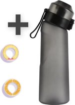 Geurwater Drinkfles Waterfles Starterskit Air | Zwart 650ML | inclusief 2 Pods | Up drinkfles | BPA Vrij