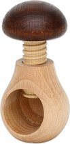 Glowel Houten Notenkraker "Paddenstoel" uit Beukenhout (bruin) - Ecologisch Noten Kraken