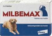 Milbemax grote hond 2x2 tabletten - 1 ST à 2 X 2 TABL